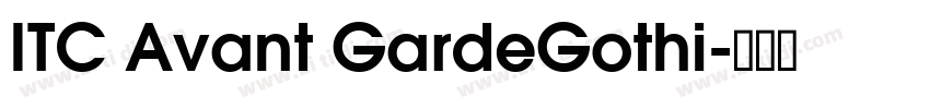 ITC Avant GardeGothi字体转换